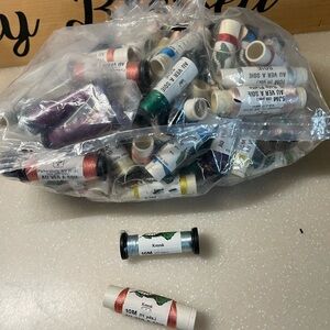 Kreinik Metallic & Other Silk Thread Lot 90-95 Spools New(other)